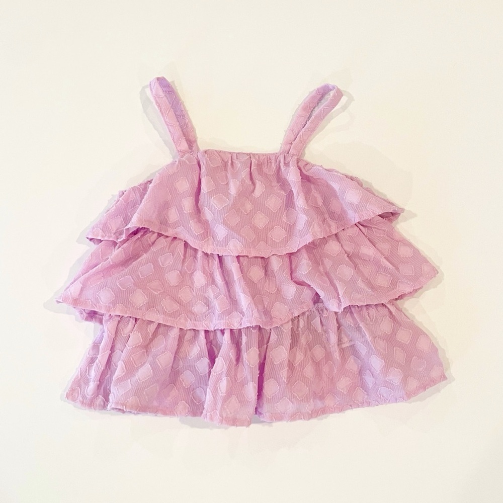 OshKosh 2T lilac tiered top